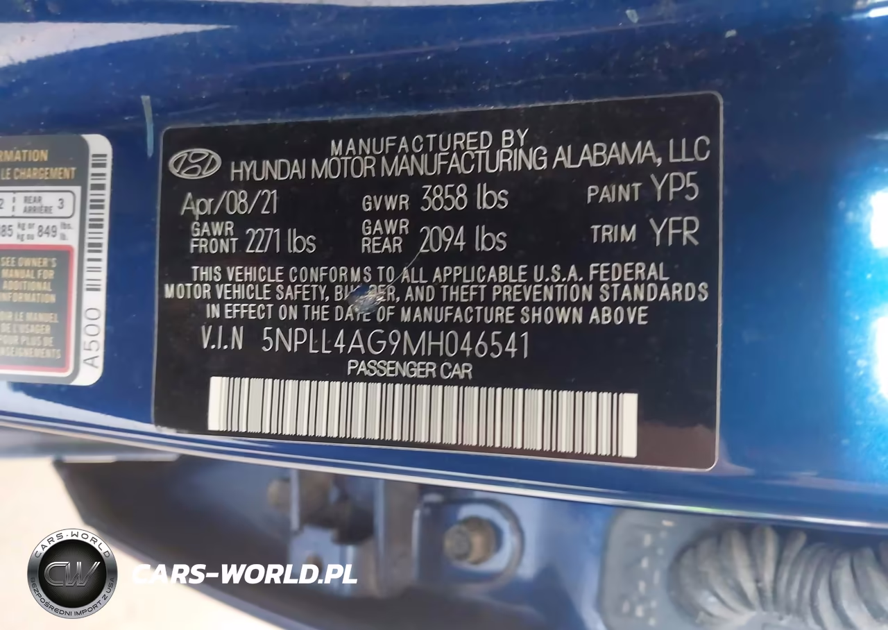 2021 Hyundai Elantra Se VIN:5NPLL4AG9MH046541 - 9
