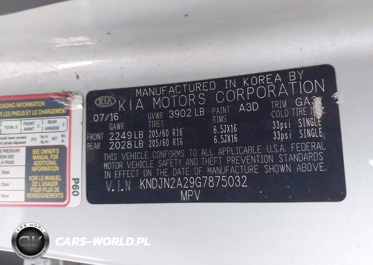2016 Kia Soul VIN:KNDJN2A29G7875032 - 9