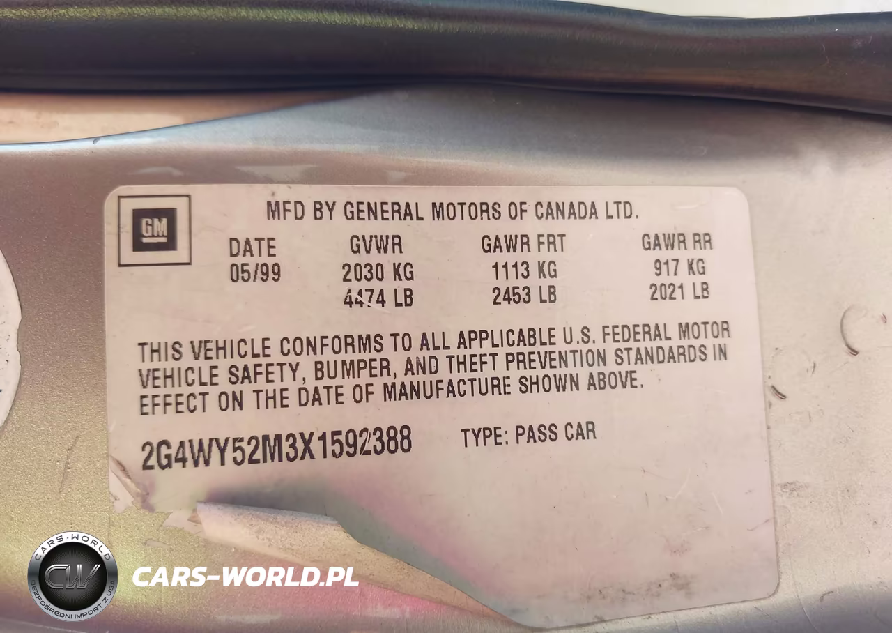 1999 Buick Century Limited VIN:2G4WY52M3X1592388 - 9