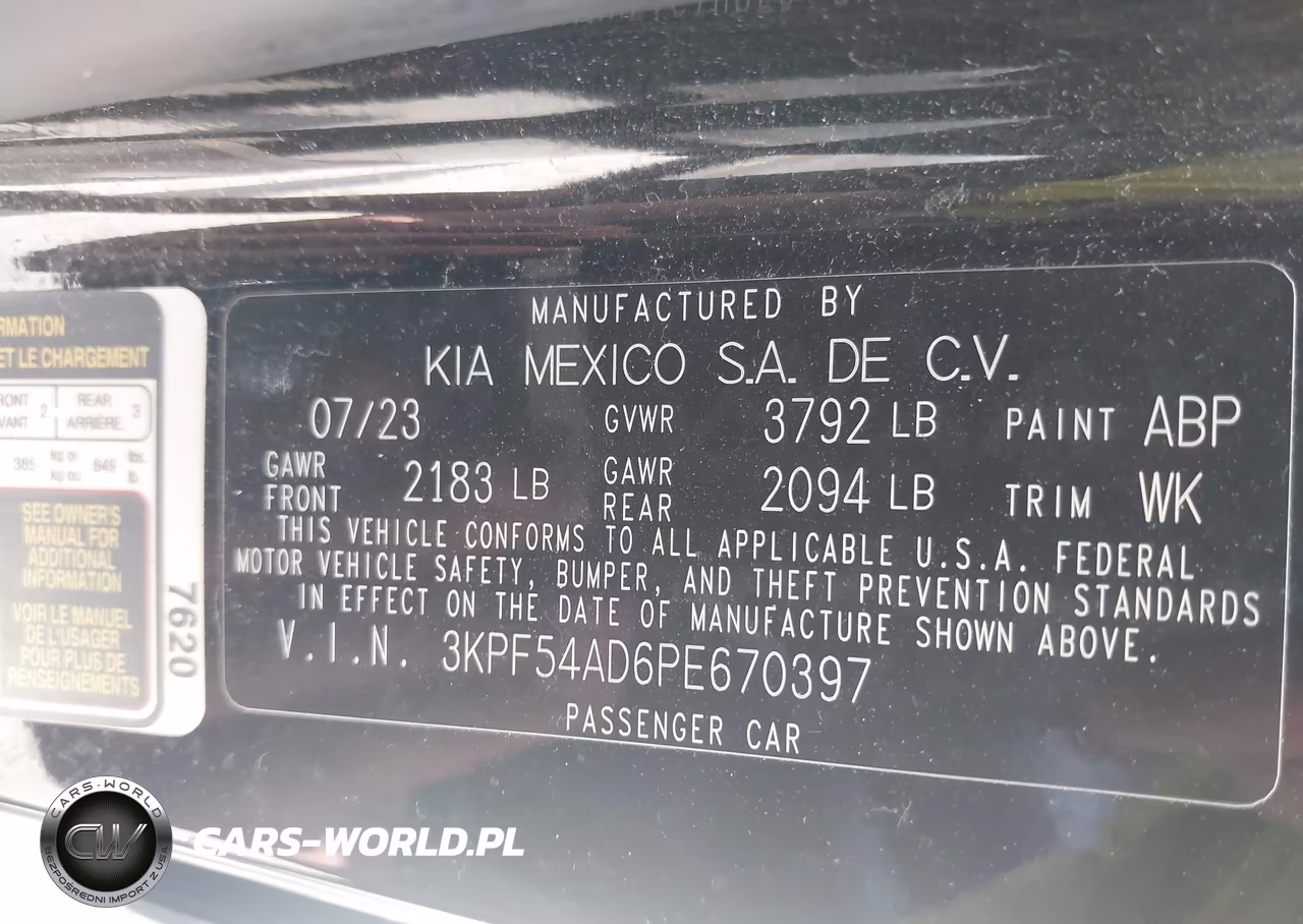 2023 Kia Forte Gt-Line VIN:3KPF54AD6PE670397 - 9