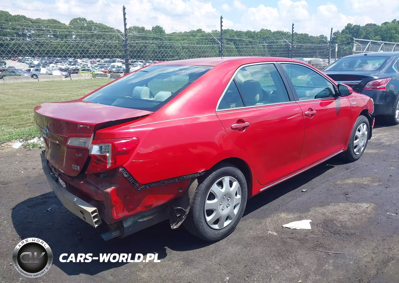 2012 Toyota Camry Hybrid Le VIN:4T1BD1FK0CU036730 - 4