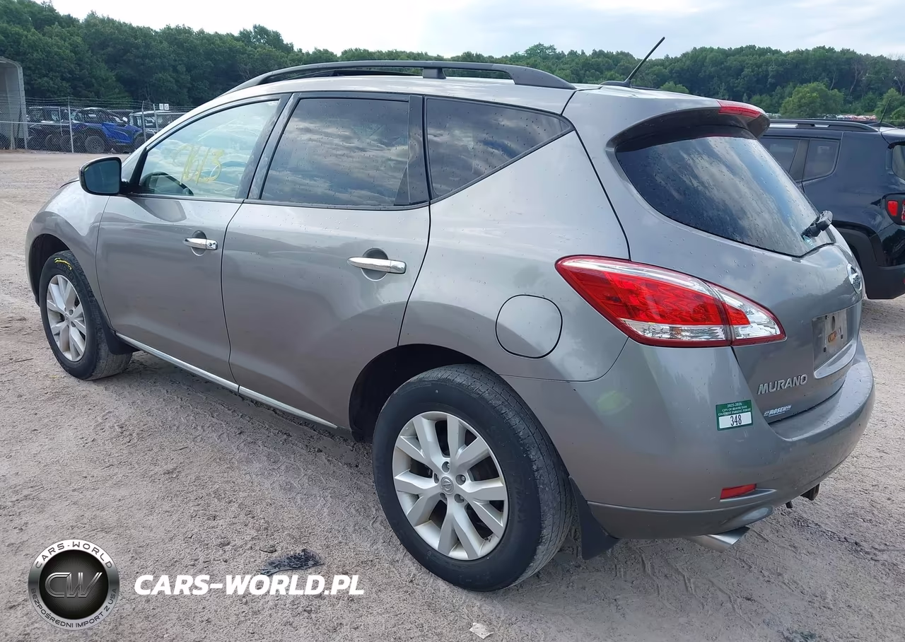 2012 Nissan Murano Sl VIN:JN8AZ1MW4CW203493 - 3