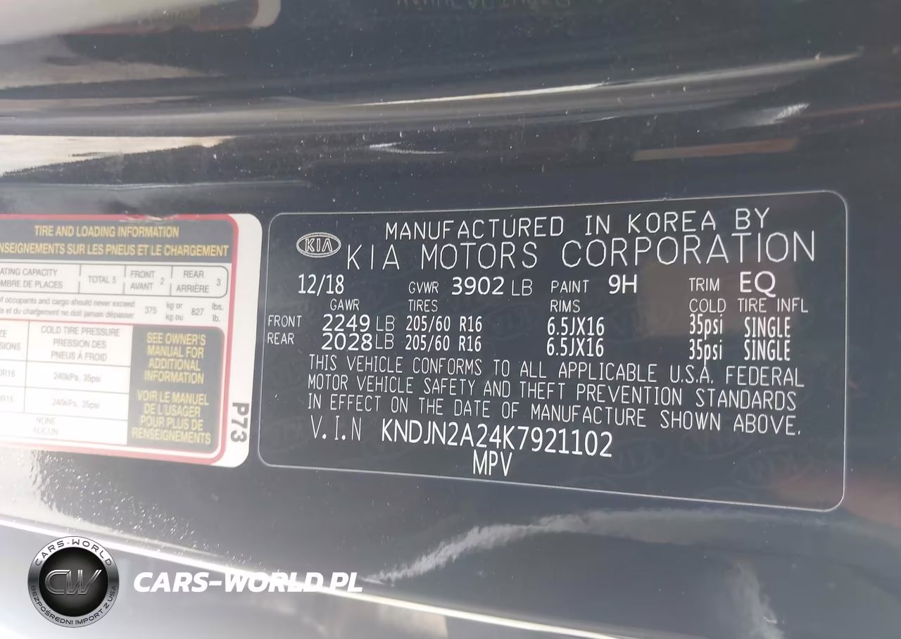 2019 Kia Soul VIN:KNDJN2A24K7921102 - 9