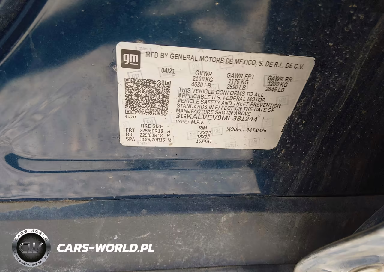 2021 GMC Terrain Awd Slt VIN:3GKALVEV9ML381244 - 9
