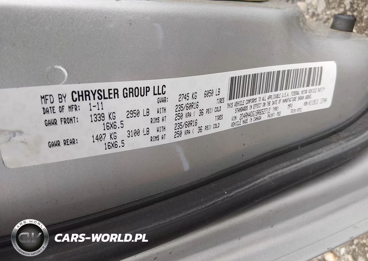 2011 Dodge Grand Caravan Express VIN:2D4RN4DG1BR652712 - 9