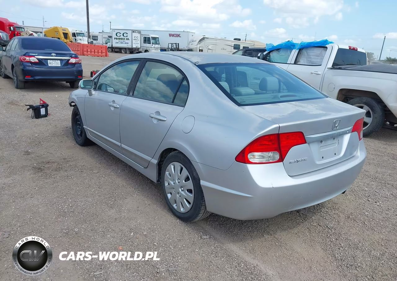 2010 Honda Civic Lx VIN:2HGFA1F50AH326606 - 3