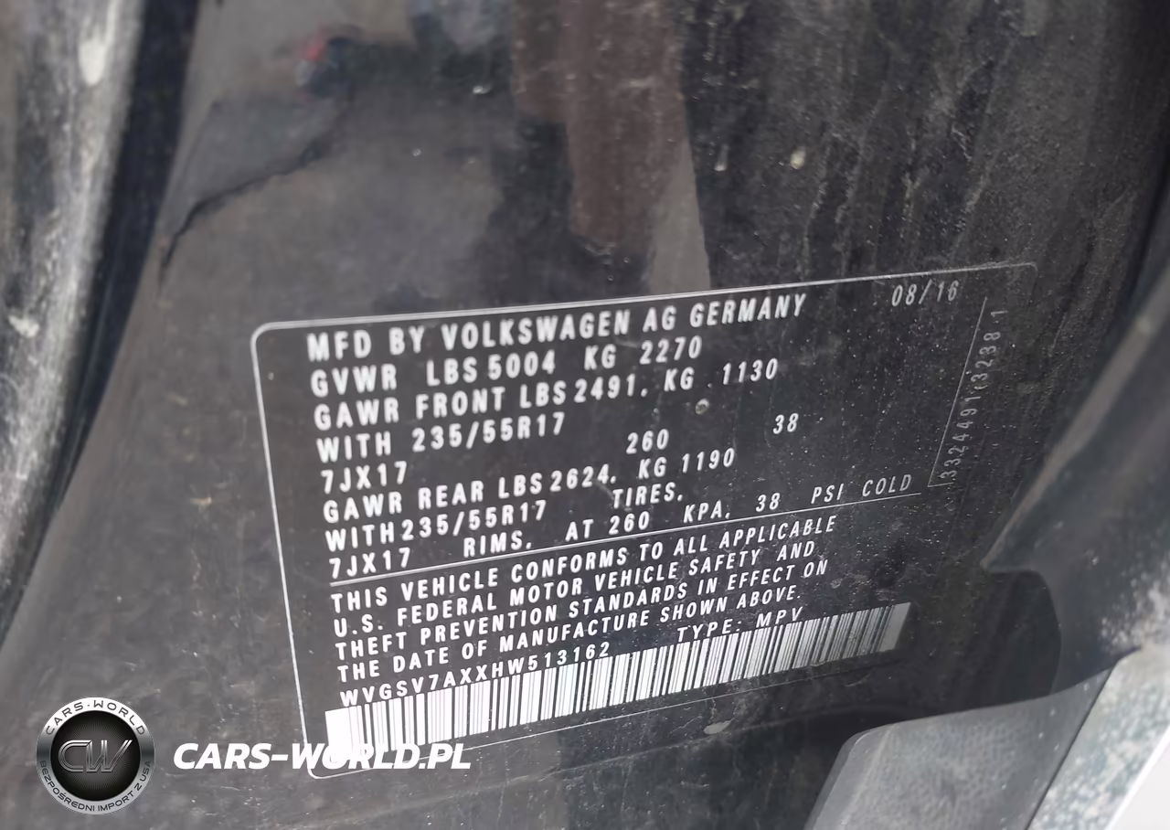 2017 Volkswagen Tiguan 2.0T Wolfsburg Edition VIN:WVGSV7AXXHW513162 - 9
