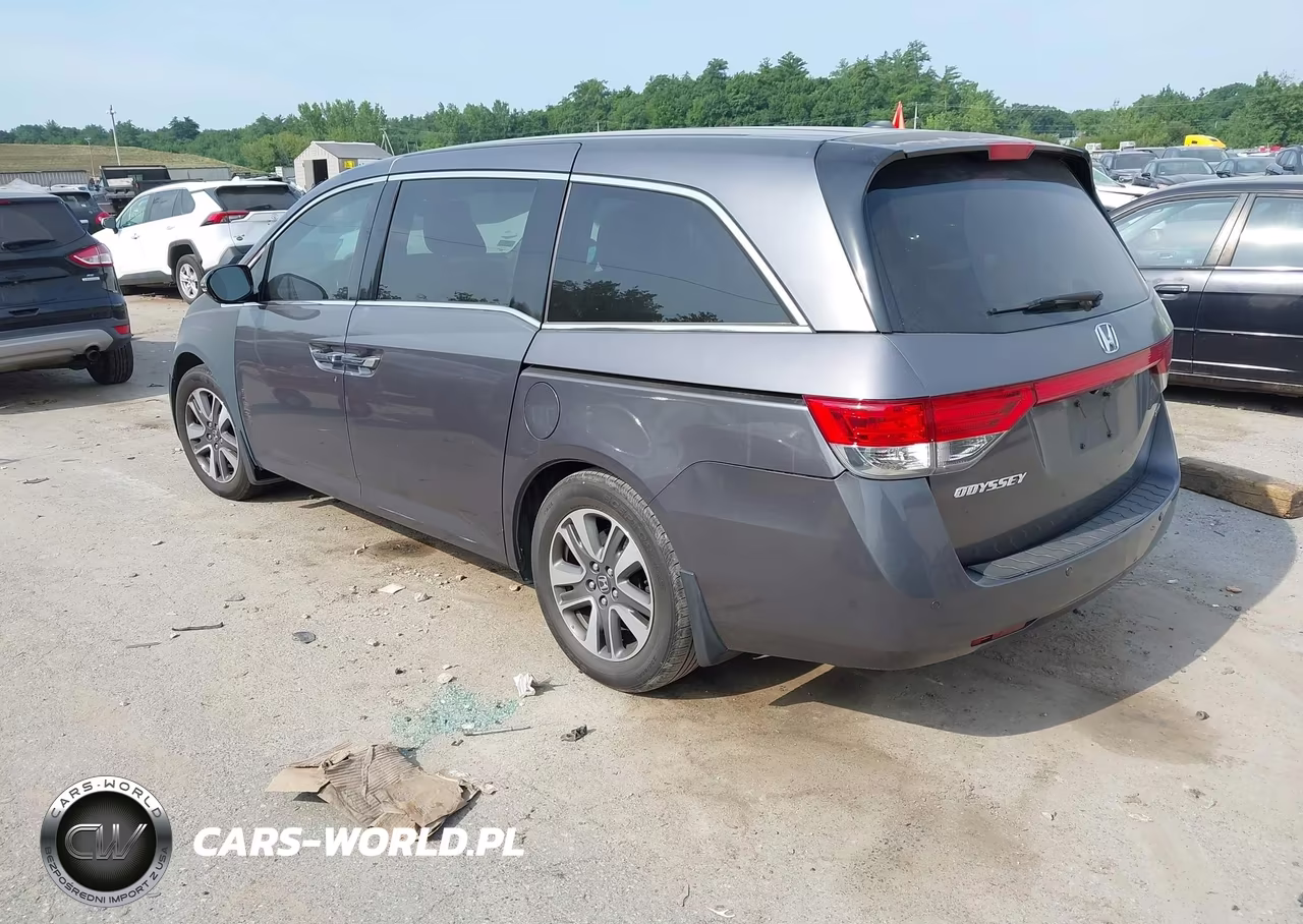 2015 Honda Odyssey Touring-Touring Elite VIN:5FNRL5H98FB077367 - 3