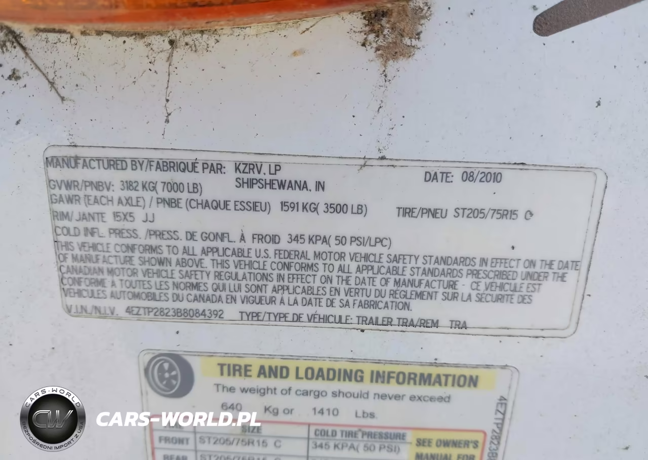 2011 K-Z Inc 29 With Slide VIN:4EZTP2823B8084392 - 9