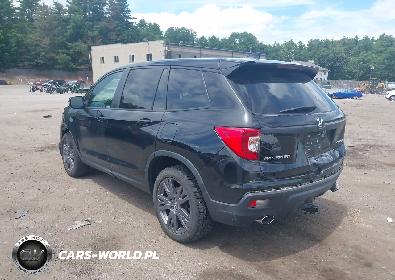 2021 Honda Passport Awd Ex-L VIN:5FNYF8H59MB004992 - 3