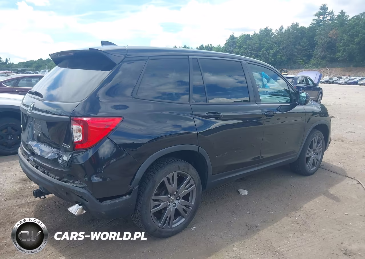 2021 Honda Passport Awd Ex-L VIN:5FNYF8H59MB004992 - 4
