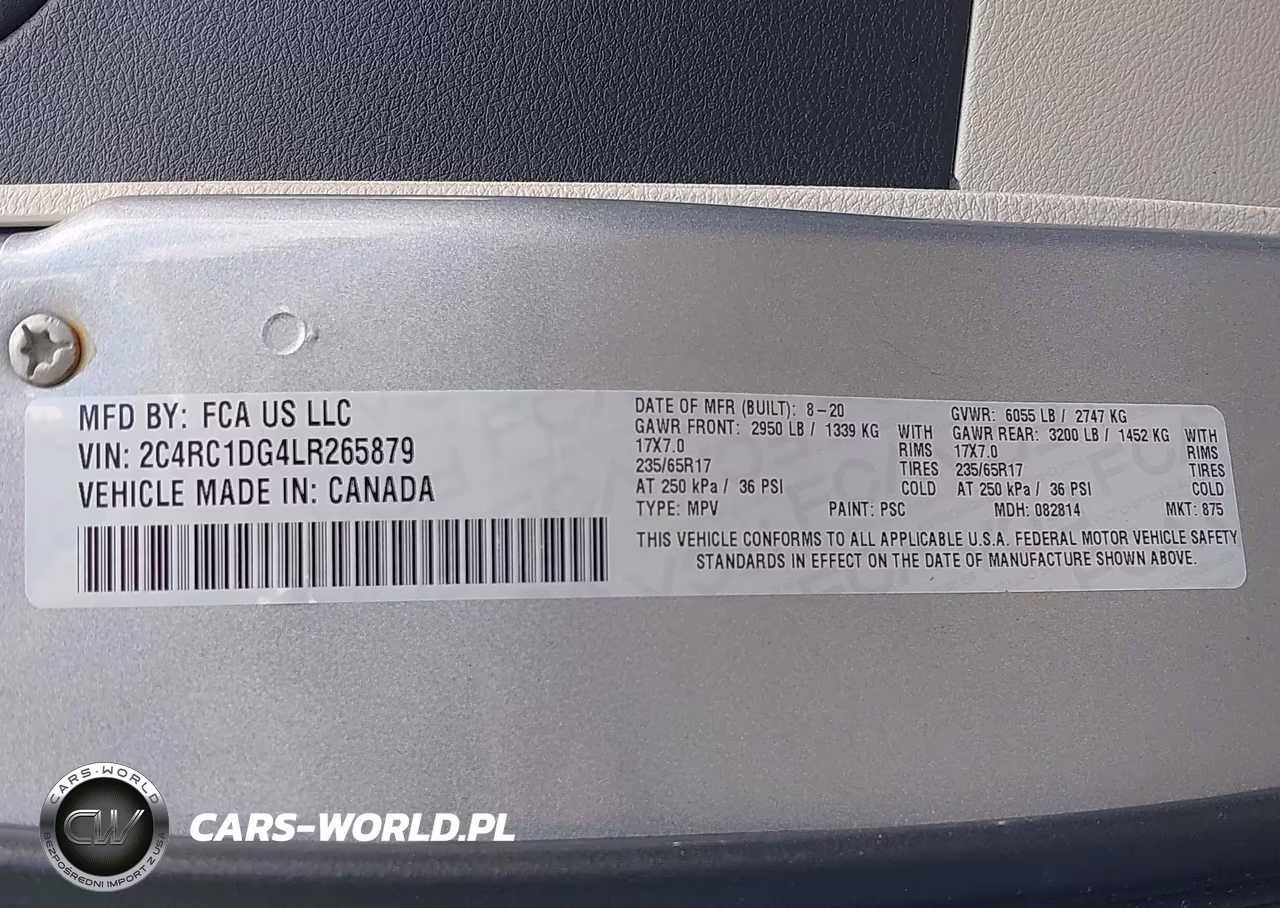 2020 Chrysler Voyager Lxi VIN:2C4RC1DG4LR265879 - 9