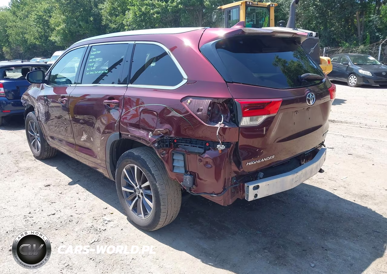 2018 Toyota Highlander Xle VIN:5TDJZRFH3JS809065 - 3