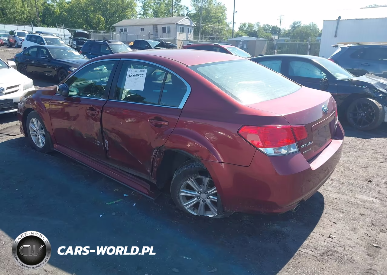 2010 Subaru Legacy 2.5I Premium VIN:4S3BMBC61A3218814 - 3