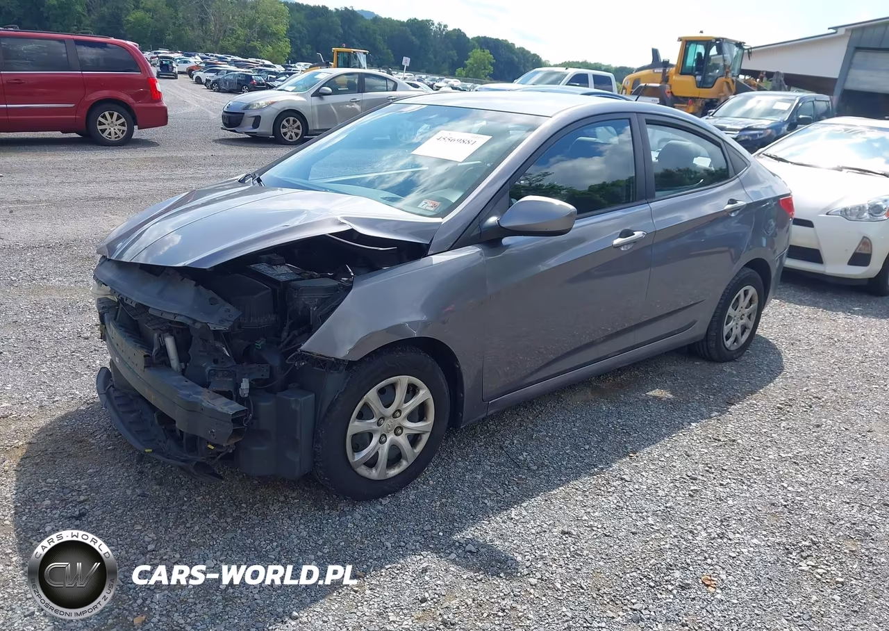 2014 Hyundai Accent Gls VIN:KMHCT4AE3EU639880 - 2