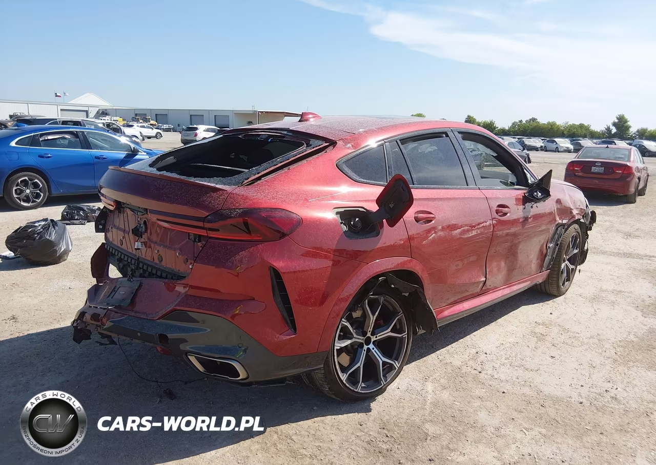2021 BMW X6 M50I VIN:5UXCY8C03M9E44816 - 4