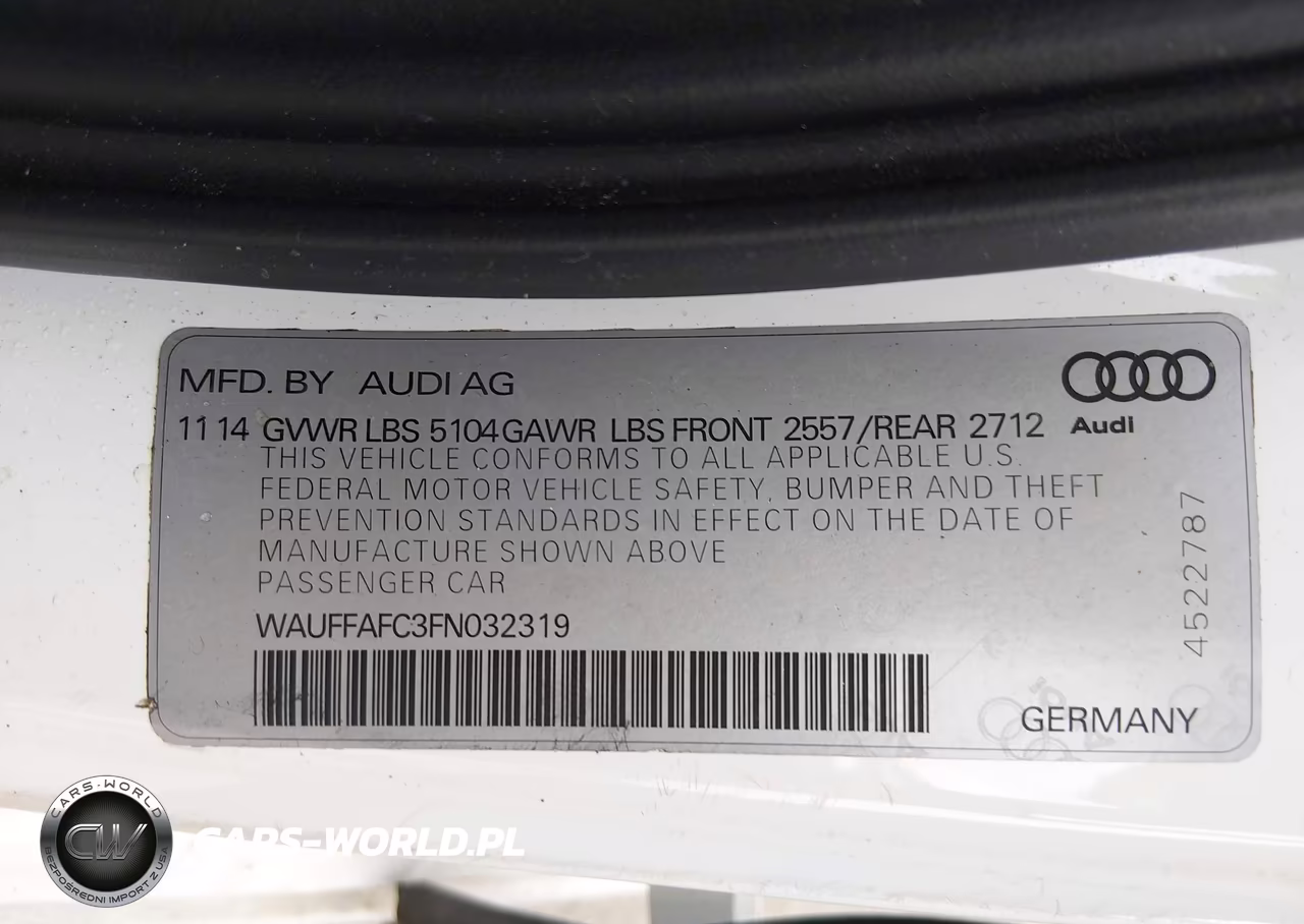 2015 Audi A6 2.0T Premium VIN:WAUFFAFC3FN032319 - 9