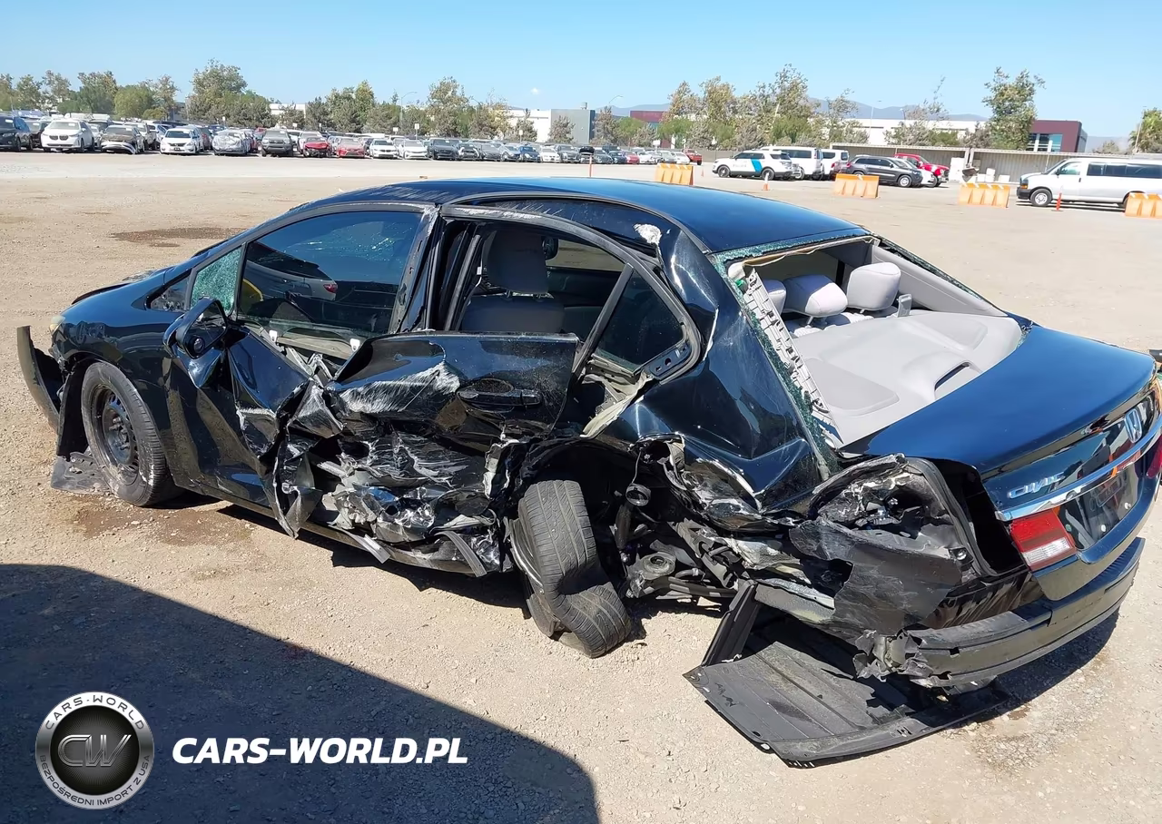 2014 Honda Civic Lx VIN:19XFB2F54EE203488 - 3