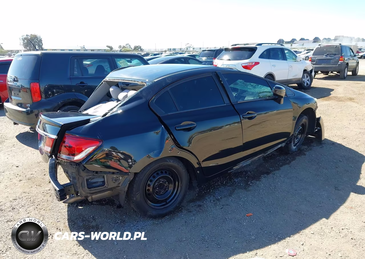 2014 Honda Civic Lx VIN:19XFB2F54EE203488 - 4