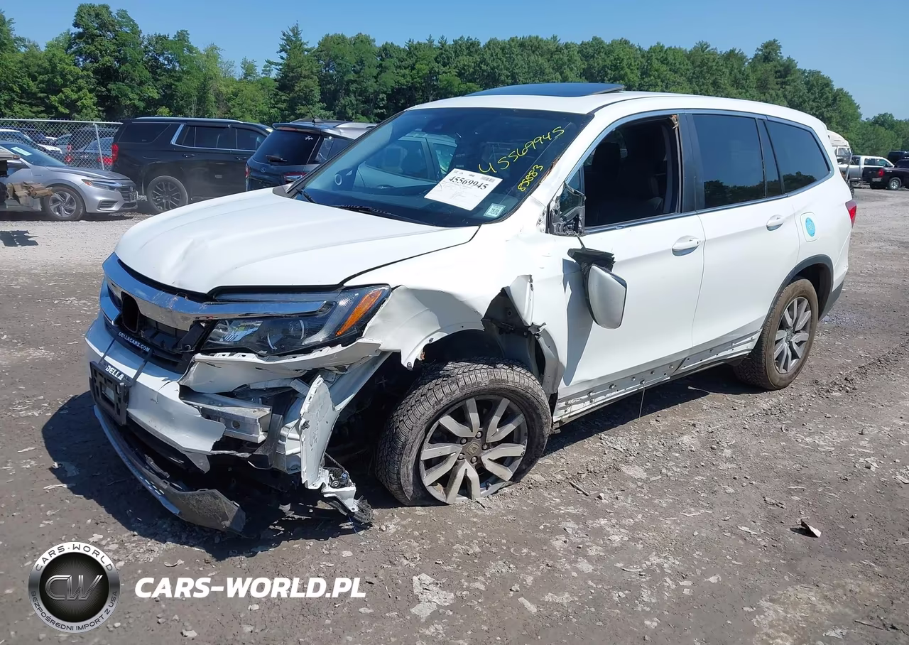2020 Honda Pilot Awd Ex-L VIN:5FNYF6H52LB059156 - 2