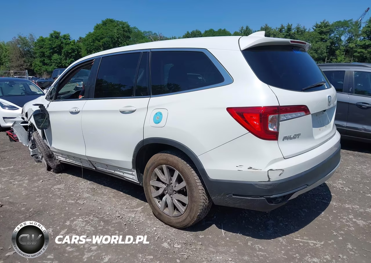 2020 Honda Pilot Awd Ex-L VIN:5FNYF6H52LB059156 - 3