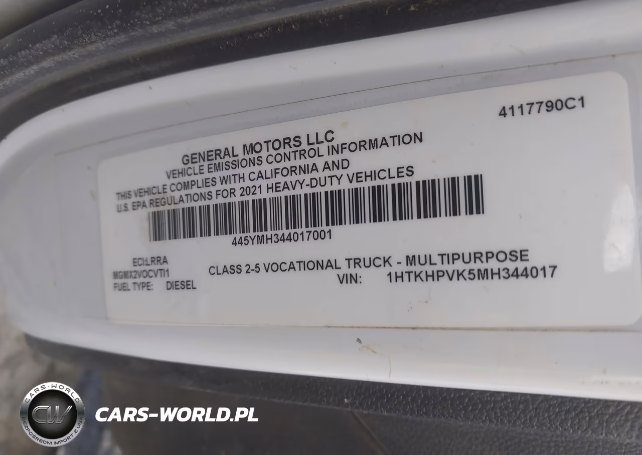 2021 Chevrolet Silverado 4500Hd 1Wt VIN:1HTKHPVK5MH344017 - 8