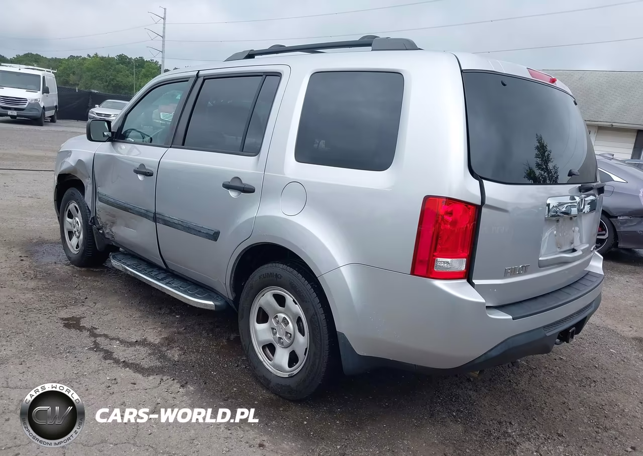 2014 Honda Pilot Lx VIN:5FNYF4H25EB047418 - 3