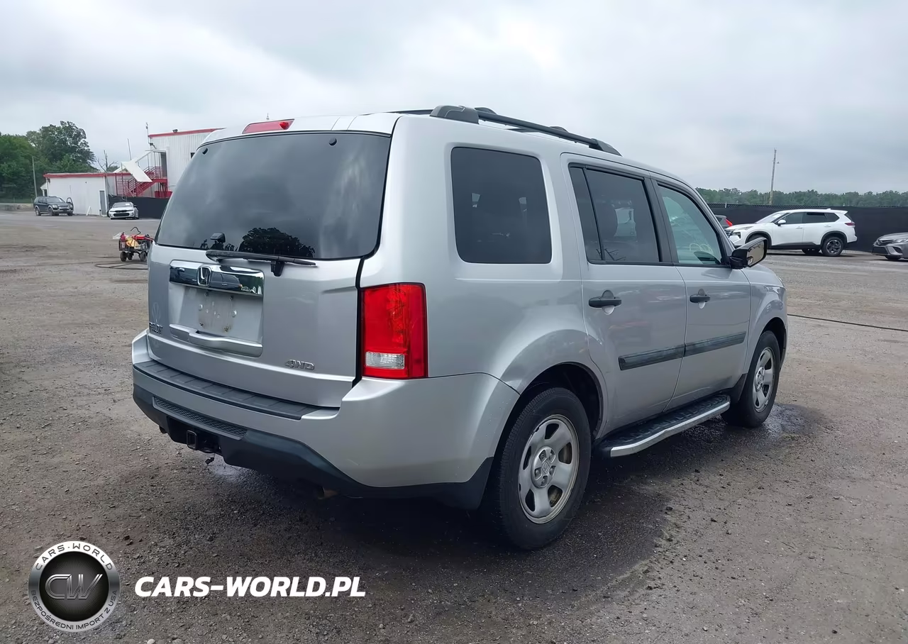 2014 Honda Pilot Lx VIN:5FNYF4H25EB047418 - 4