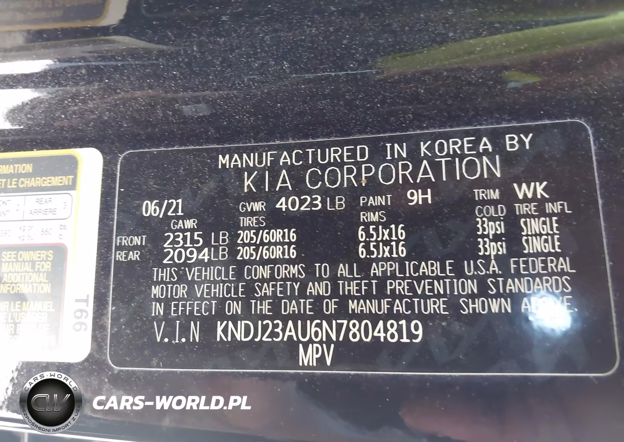 2022 Kia Soul Lx VIN:KNDJ23AU6N7804819 - 9