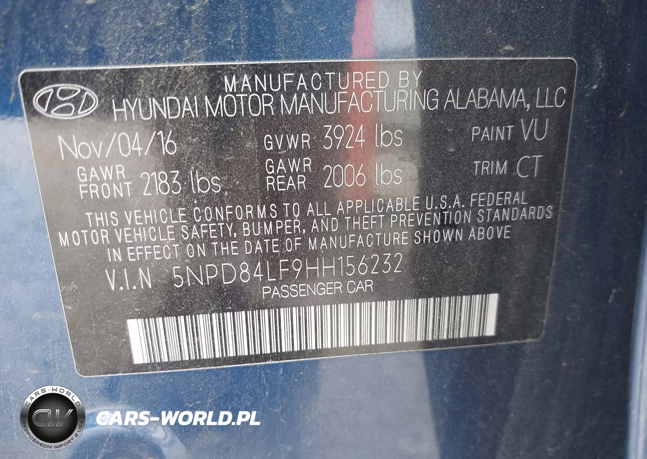 2017 Hyundai Elantra Value Edition VIN:5NPD84LF9HH156232 - 9