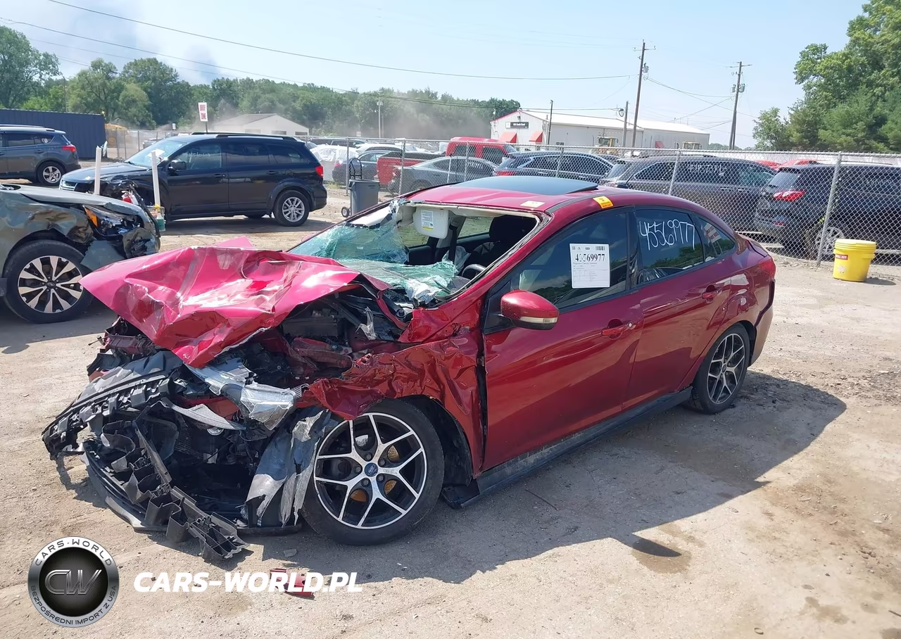2017 Ford Focus Sel VIN:1FADP3H22HL341016 - 2