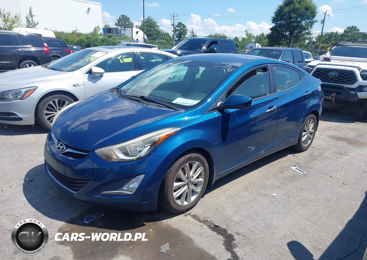2016 Hyundai Elantra Se VIN:KMHDH4AE3GU567507 - 2