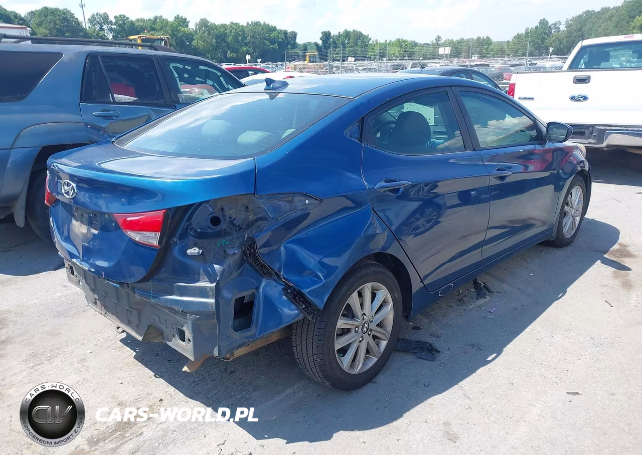 2016 Hyundai Elantra Se VIN:KMHDH4AE3GU567507 - 4
