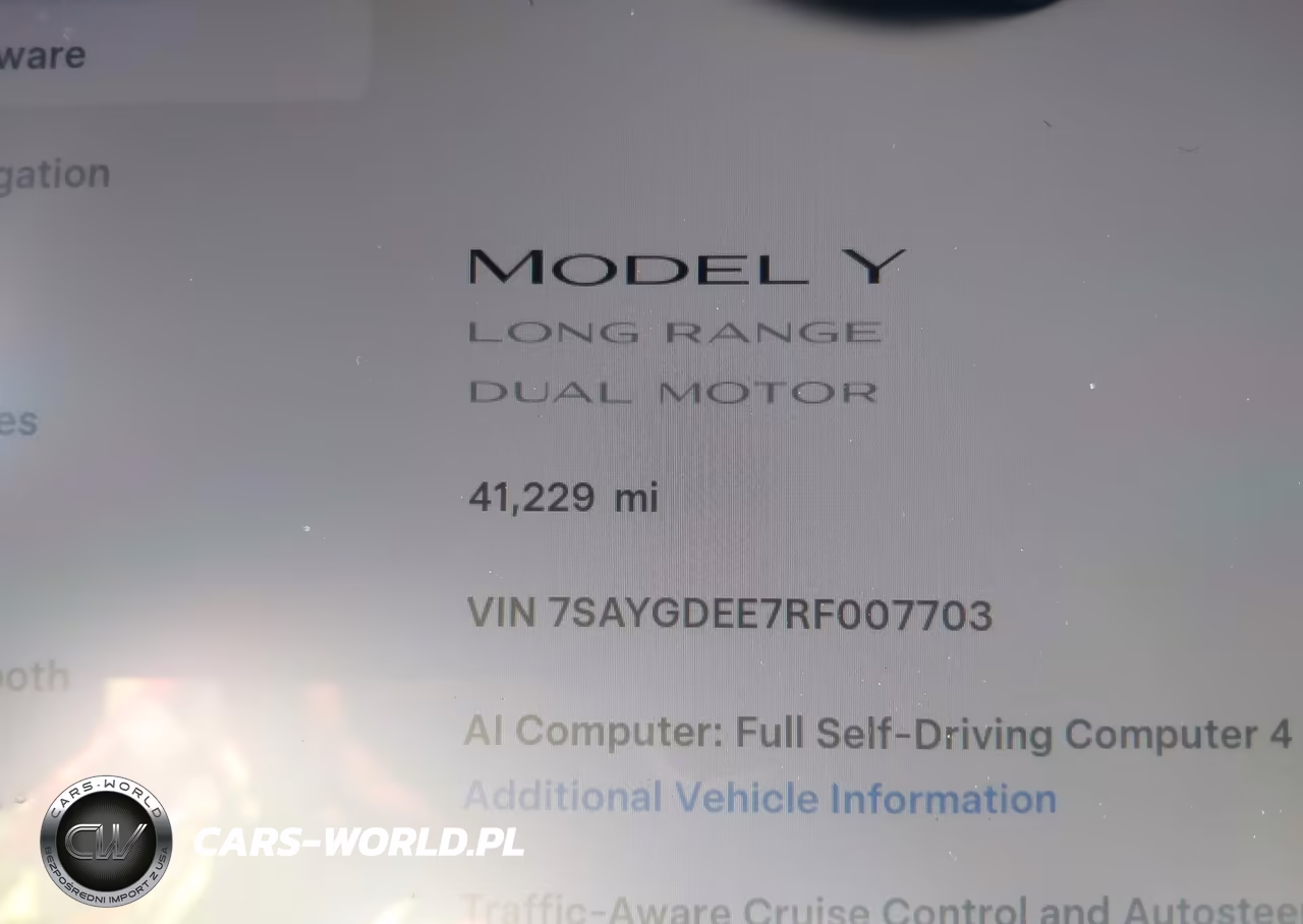 2024 Tesla Model Y Long Range Dual Motor All-Wheel Drive VIN:7SAYGDEE7RF007703 - 16