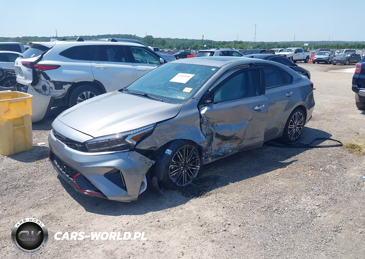 2022 Kia Forte Gt VIN:3KPF44AC5NE477343 - 2