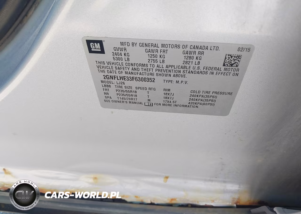 2015 Chevrolet Equinox Ltz VIN:2GNFLHE33F6300352 - 9