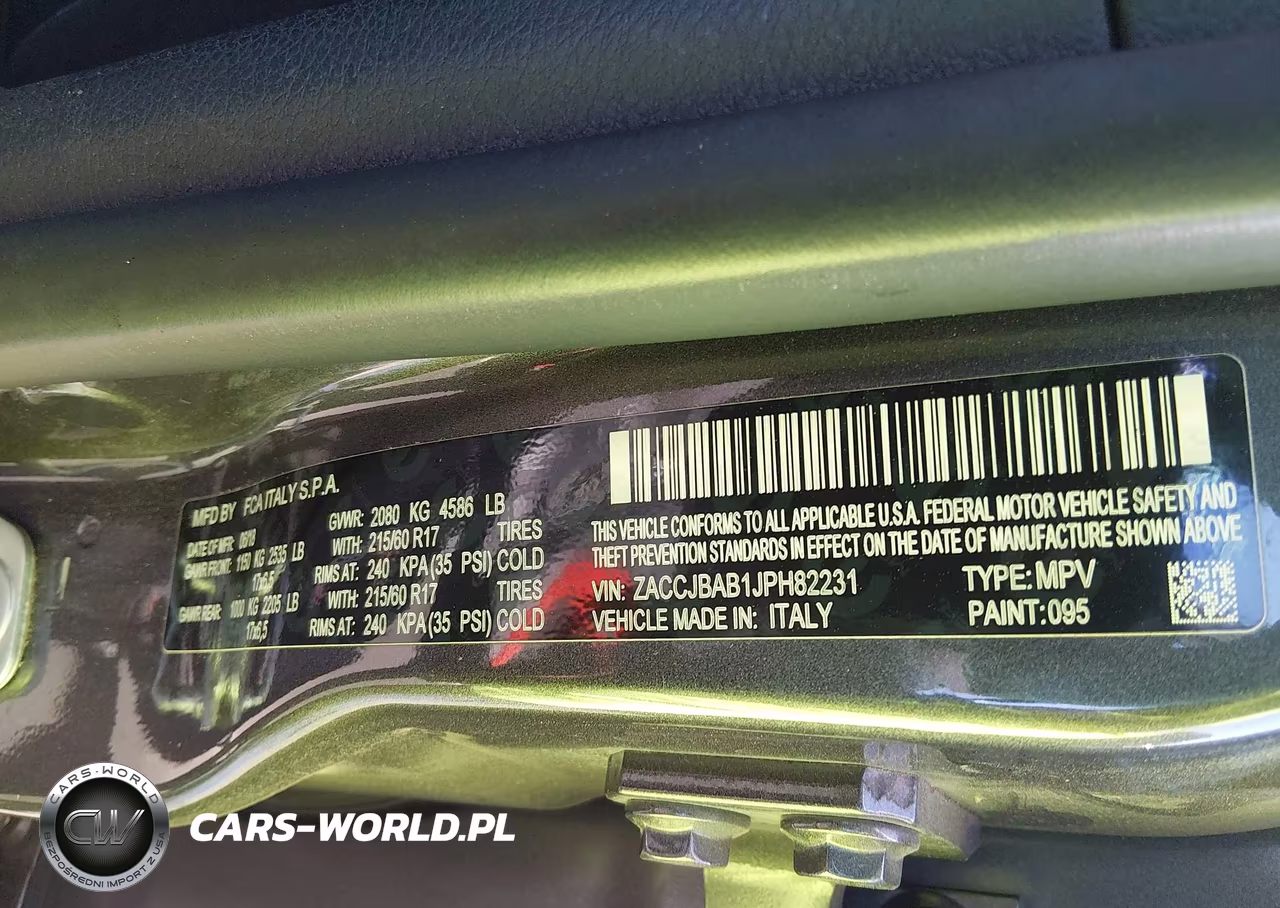 2018 Jeep Renegade Upland Edition 4X4 VIN:ZACCJBAB1JPH82231 - 9
