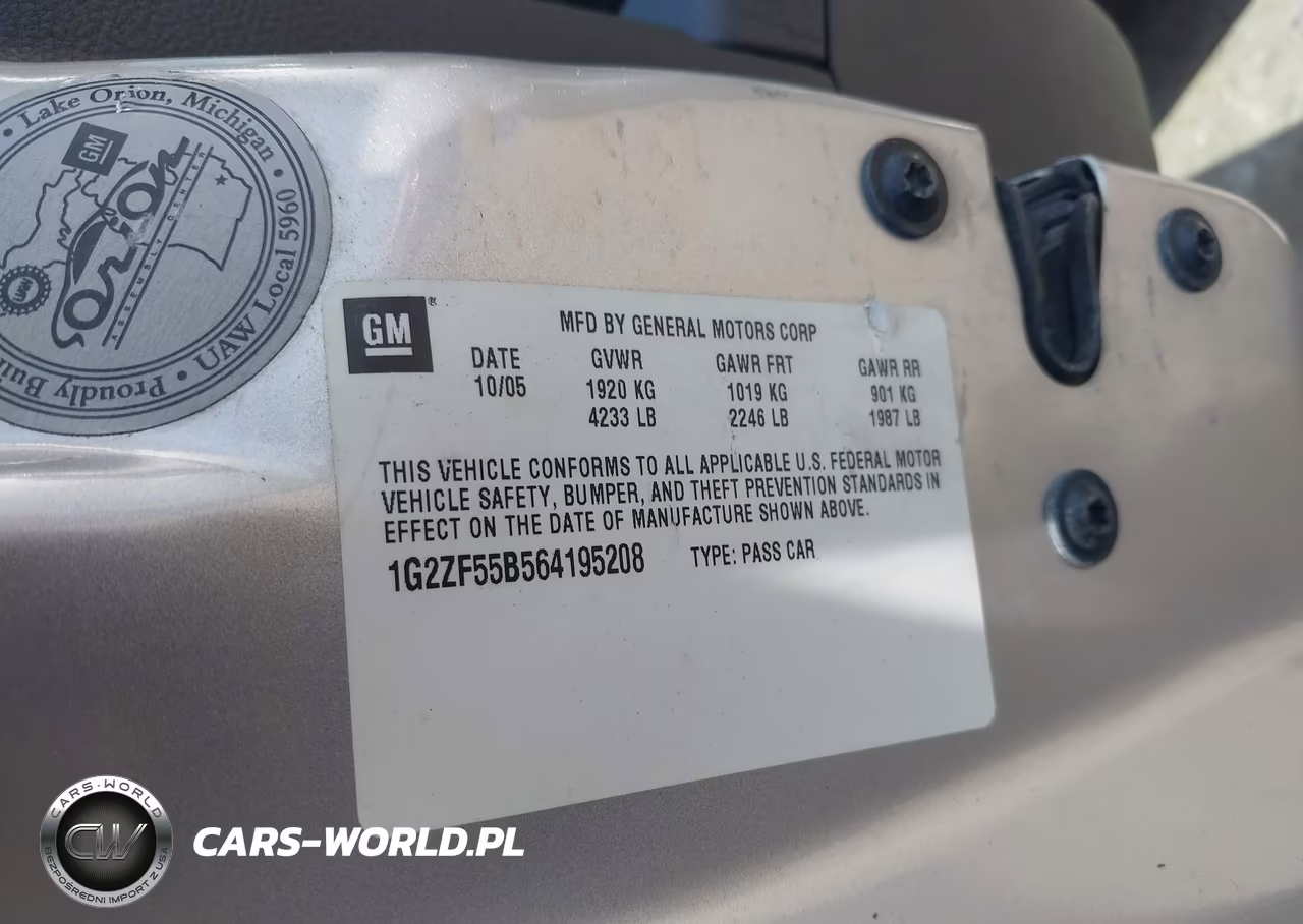 2006 Pontiac G6 VIN:1G2ZF55B564195208 - 9