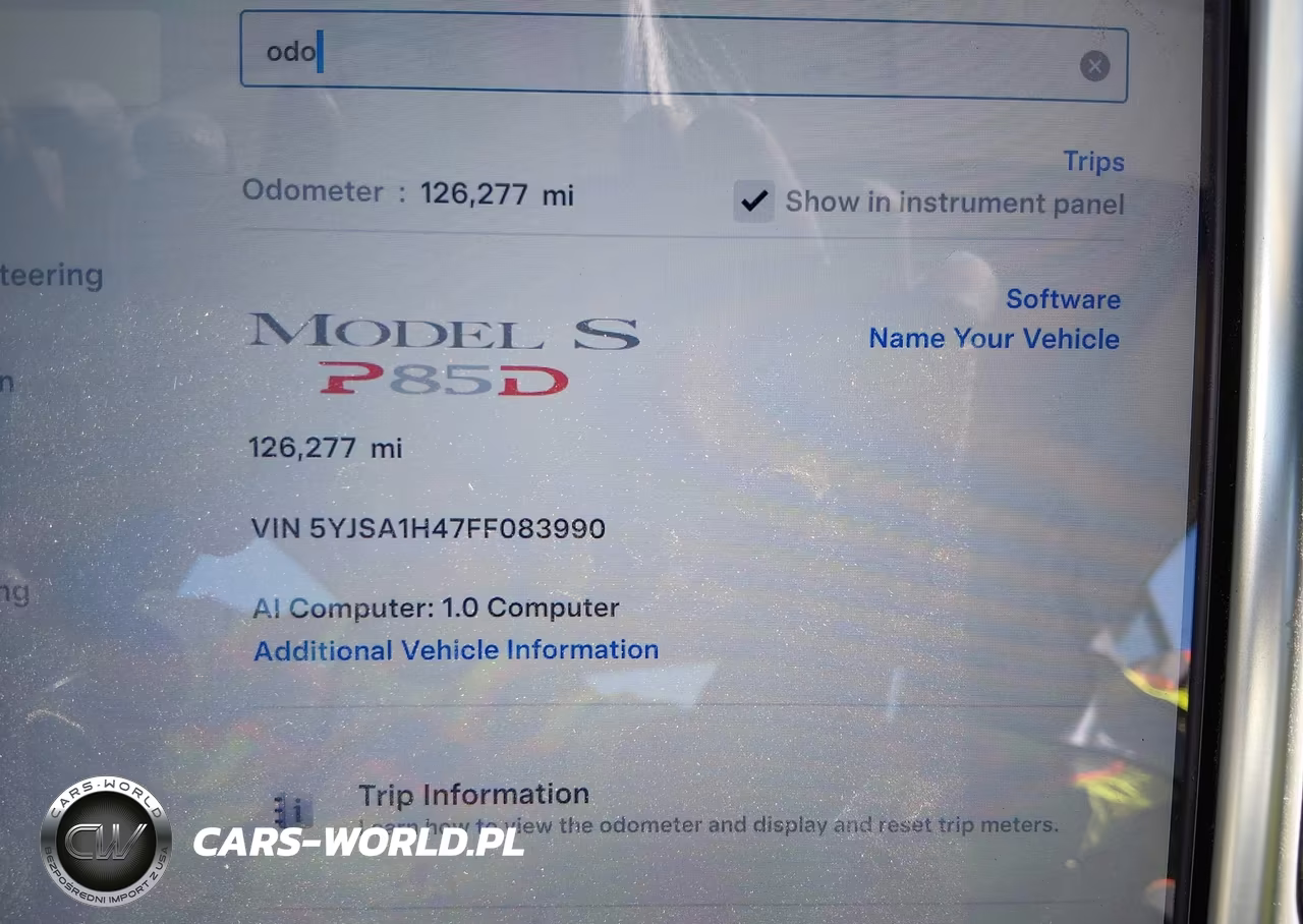 2015 Tesla Model S 85D-P85D VIN:5YJSA1H47FF083990 - 7