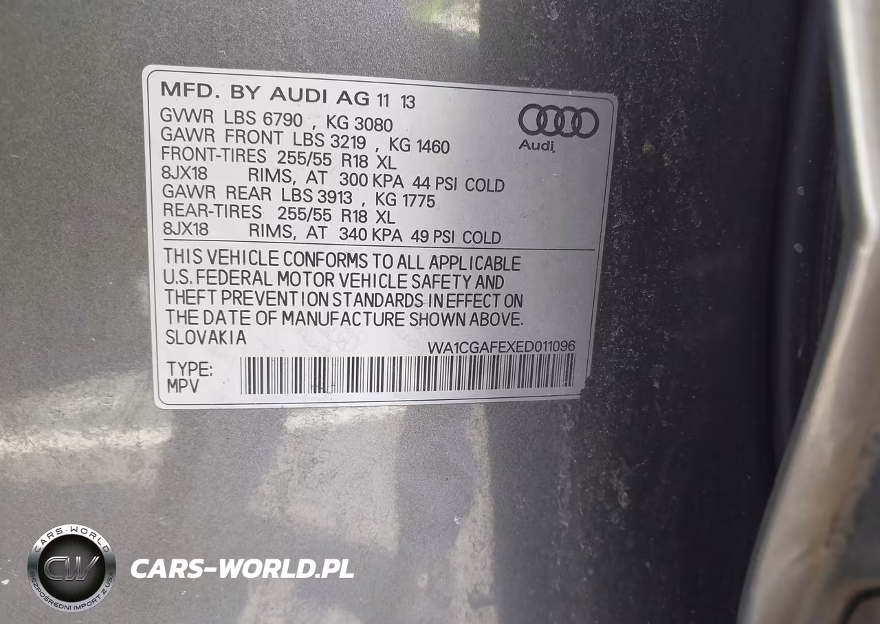 2014 Audi Q7 3.0T Premium VIN:WA1CGAFEXED011096 - 9