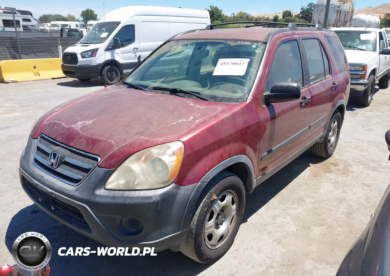 2006 Honda Cr-V Lx VIN:JHLRD68506C029619 - 2