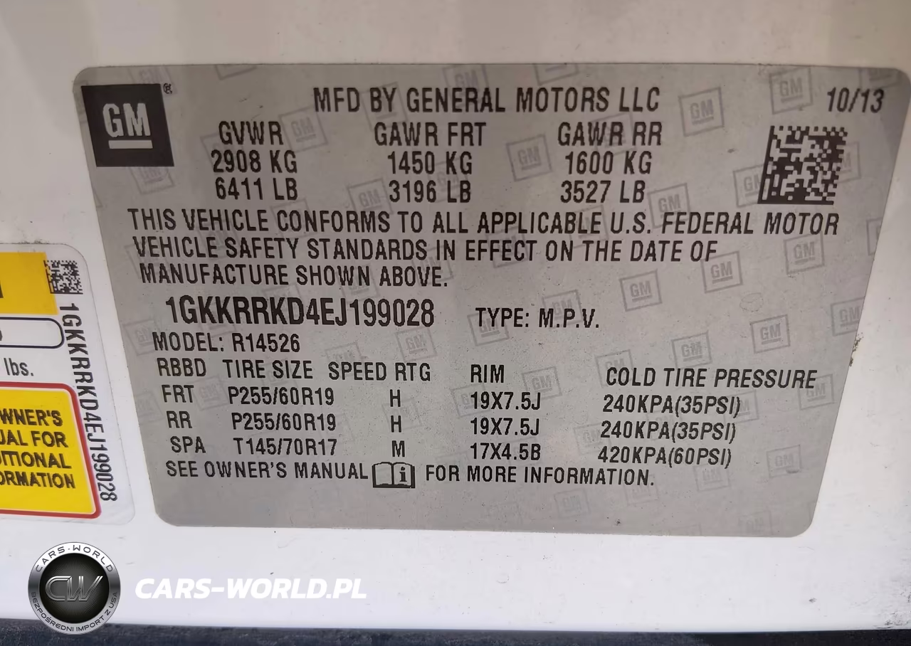 2014 GMC Acadia Slt-1 VIN:1GKKRRKD4EJ199028 - 9