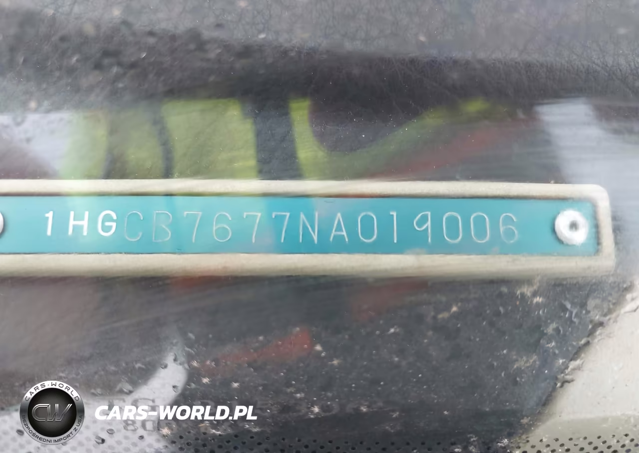 1992 Honda Accord Ex VIN:1HGCB7677NA019006 - 9