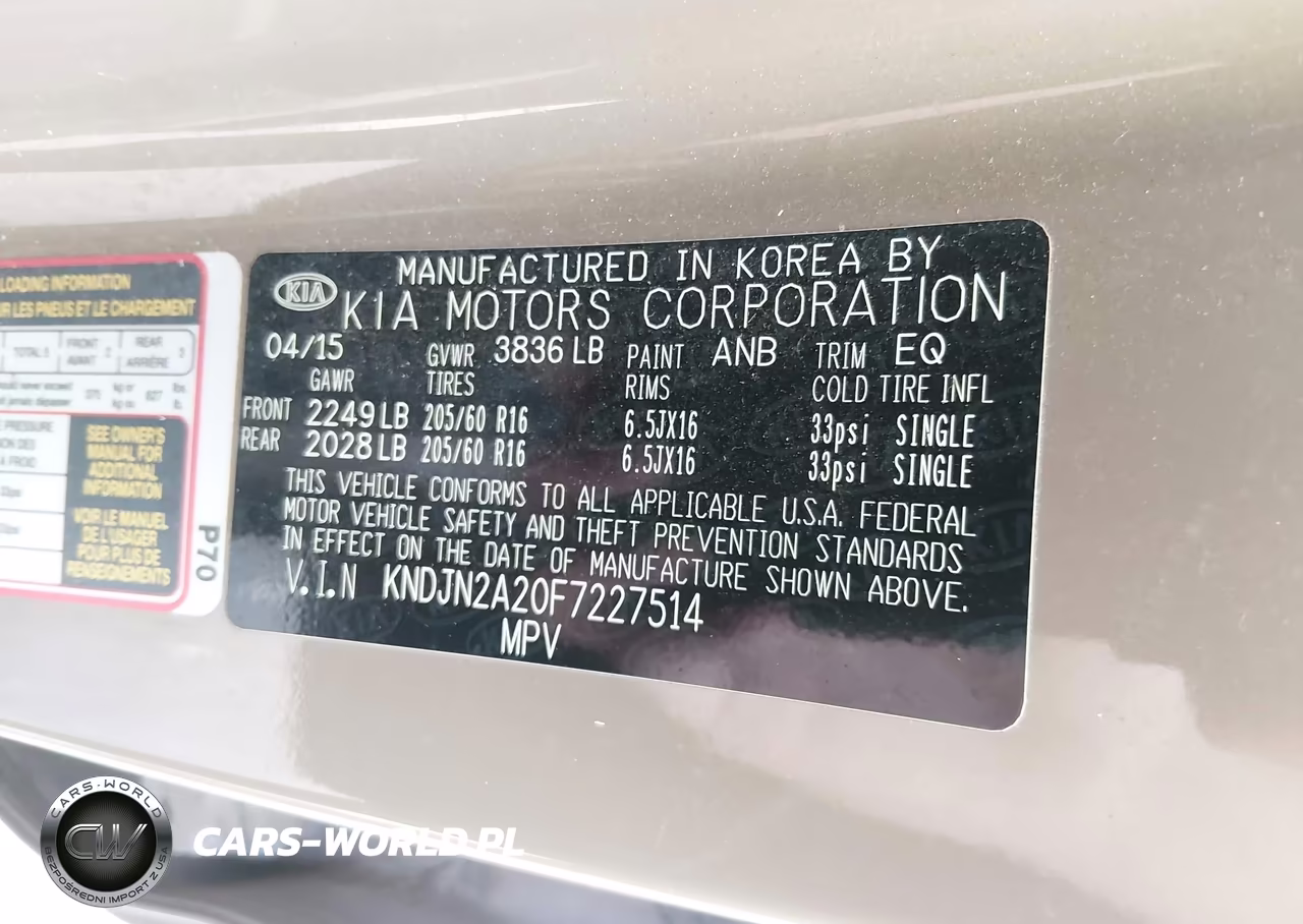 2015 Kia Soul VIN:KNDJN2A20F7227514 - 9