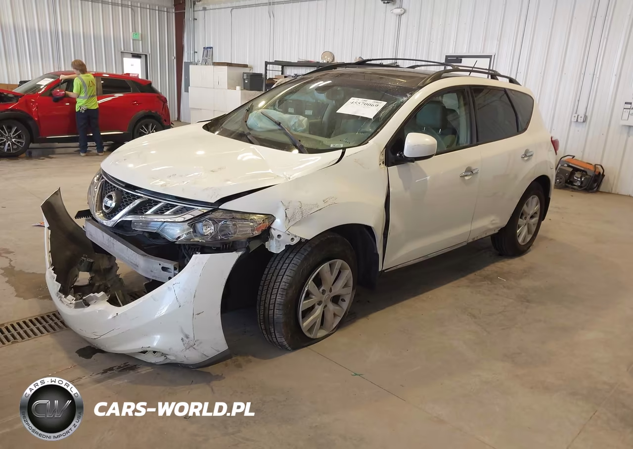 2012 Nissan Murano Sl VIN:JN8AZ1MW7CW208896 - 2