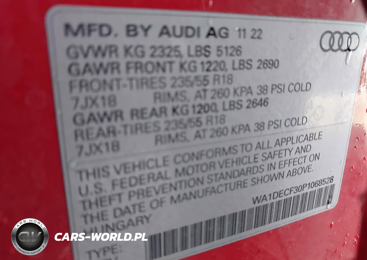 2023 Audi Q3 Premium 45 Tfsi S Line Quattro Tiptronic VIN:WA1DECF30P1068528 - 9