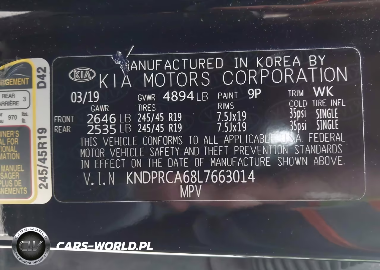 2020 Kia Sportage Sx Turbo VIN:KNDPRCA68L7663014 - 9