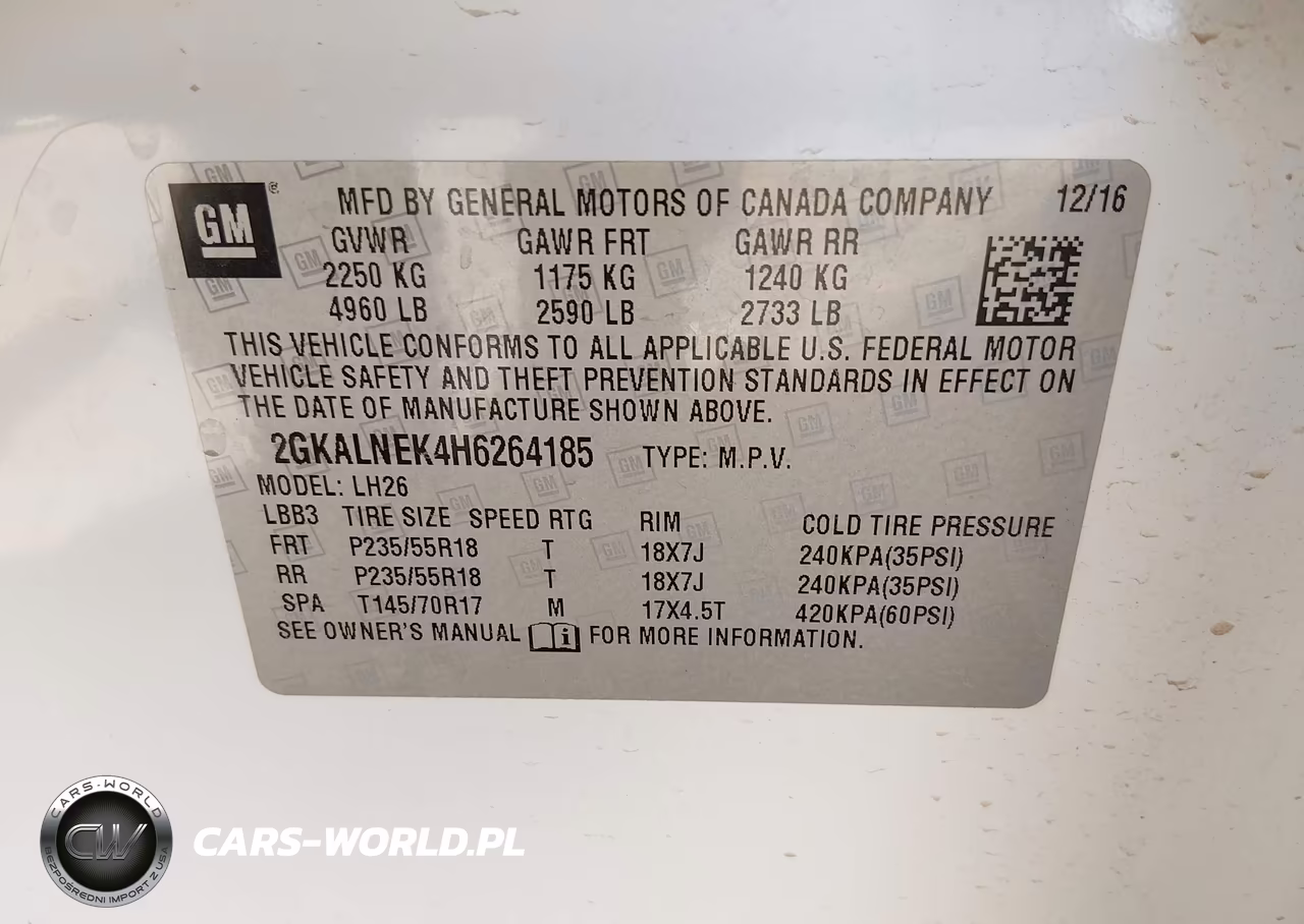 2017 GMC Terrain Sle-2 VIN:2GKALNEK4H6264185 - 9