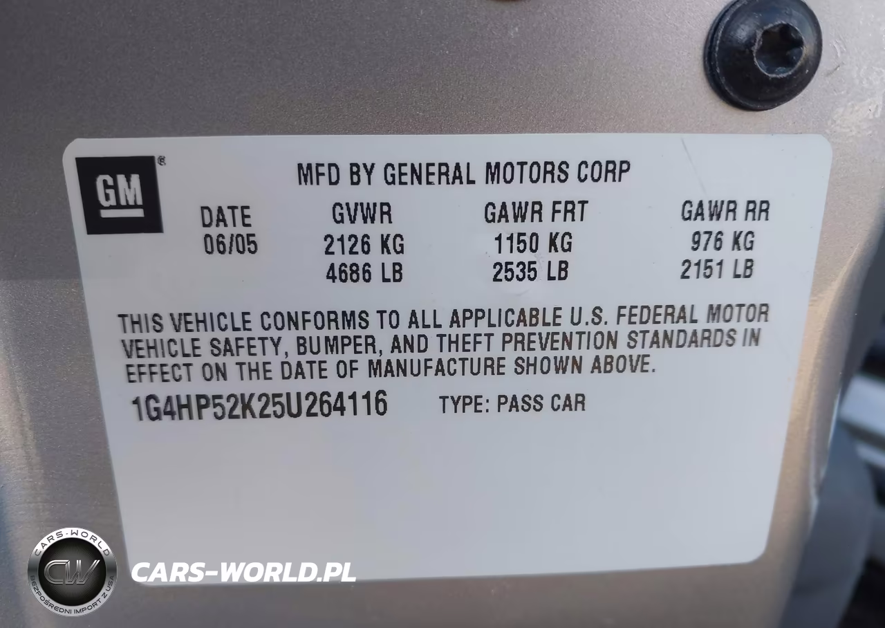 2005 Buick Lesabre Custom VIN:1G4HP52K25U264116 - 9