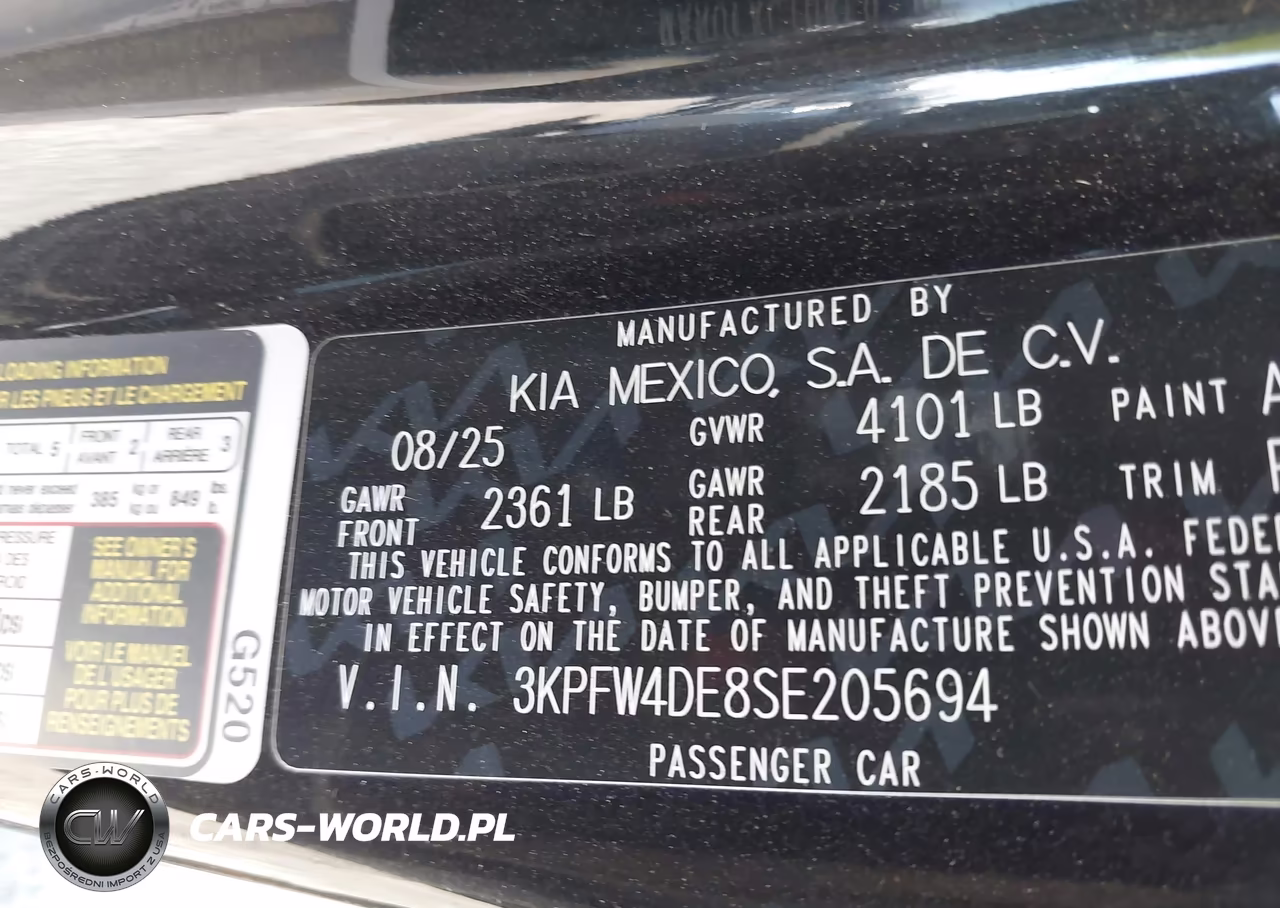 2025 Kia K4 Gt-Line VIN:3KPFW4DE8SE205694 - 9